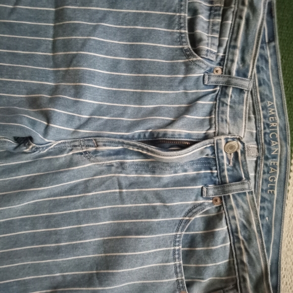 AEO pinstripe X long jeans - Picture 3 of 4